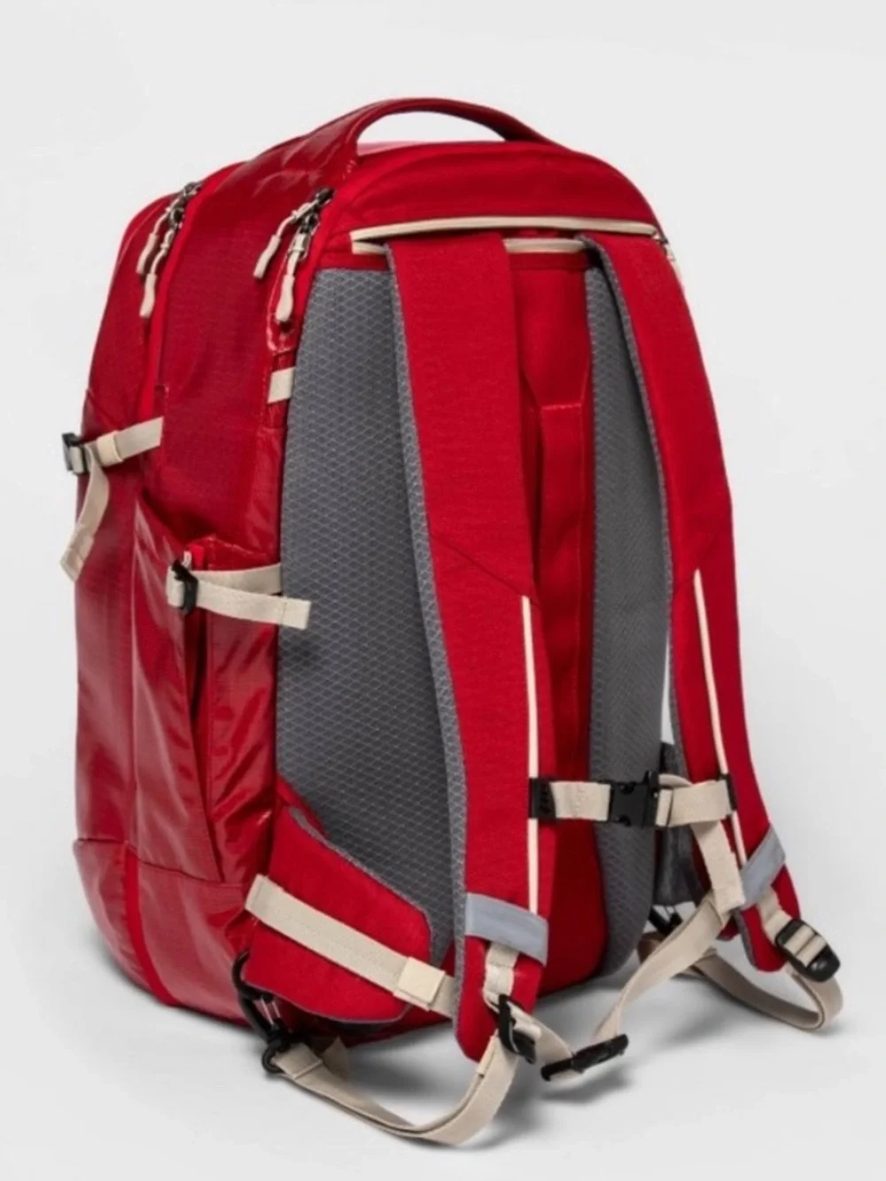 RARE 35L Adventure 20'' Travel Backpack Ripstop Red NWOT‎
